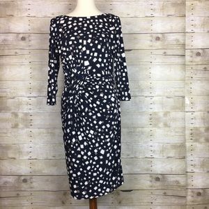 Adrianna Papell Jersey Knot Front Dress Size 8